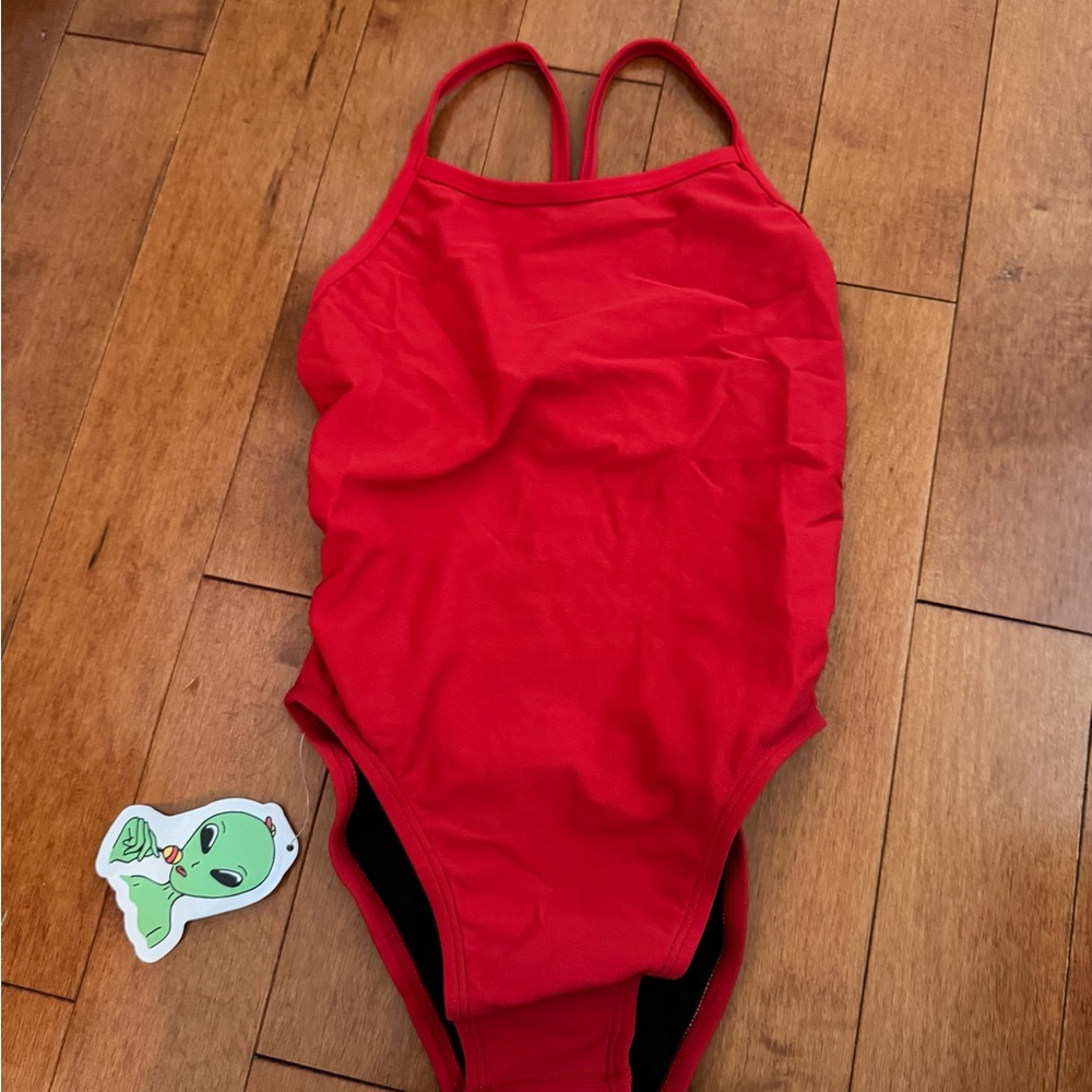 Jolyn Red One Piece Swimsuit